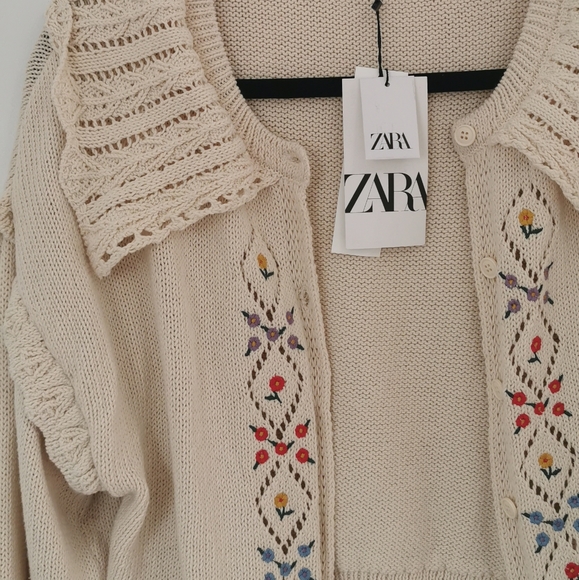 Zara Flower Cardigan - Picture 3 of 6